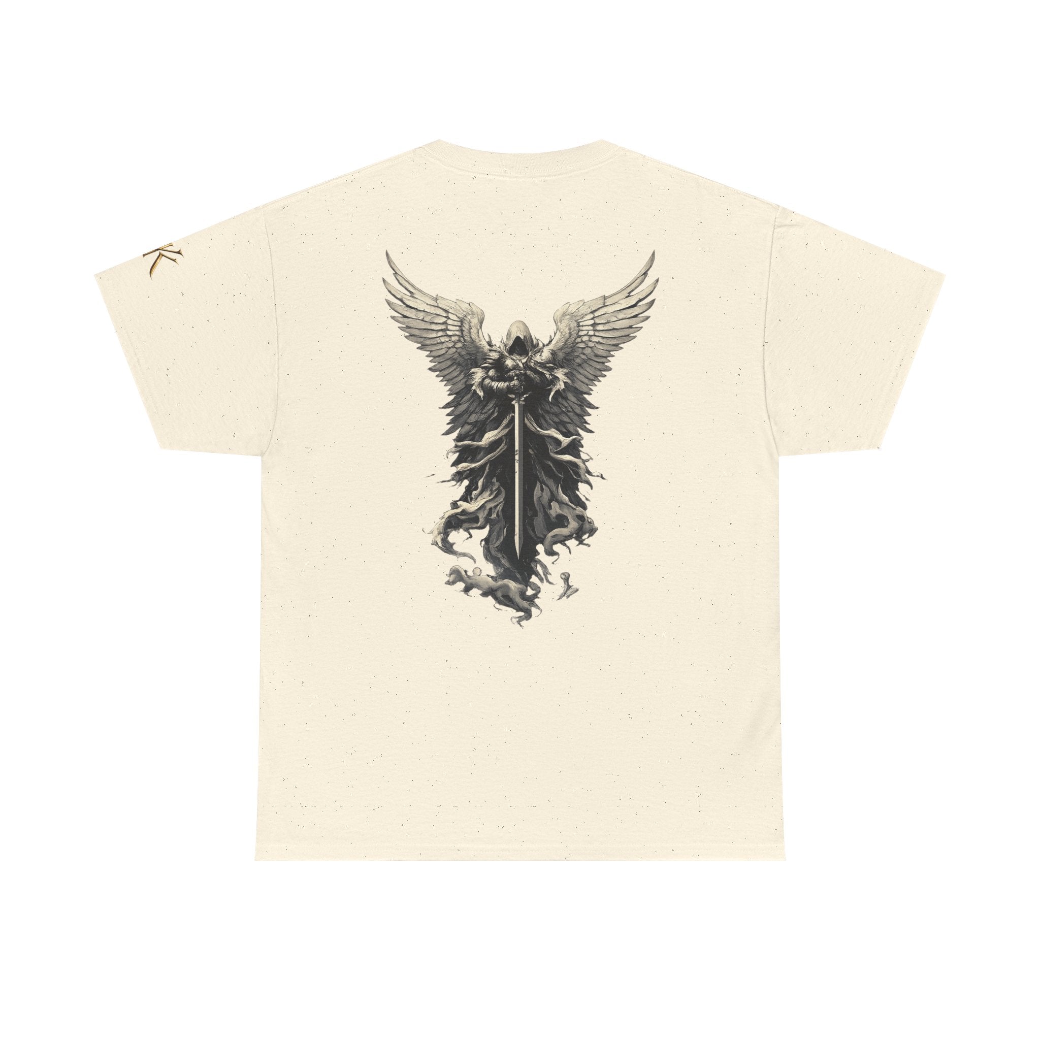 Angel Warrior T-Shirt — Gothic Winged Knight Graphic Tee