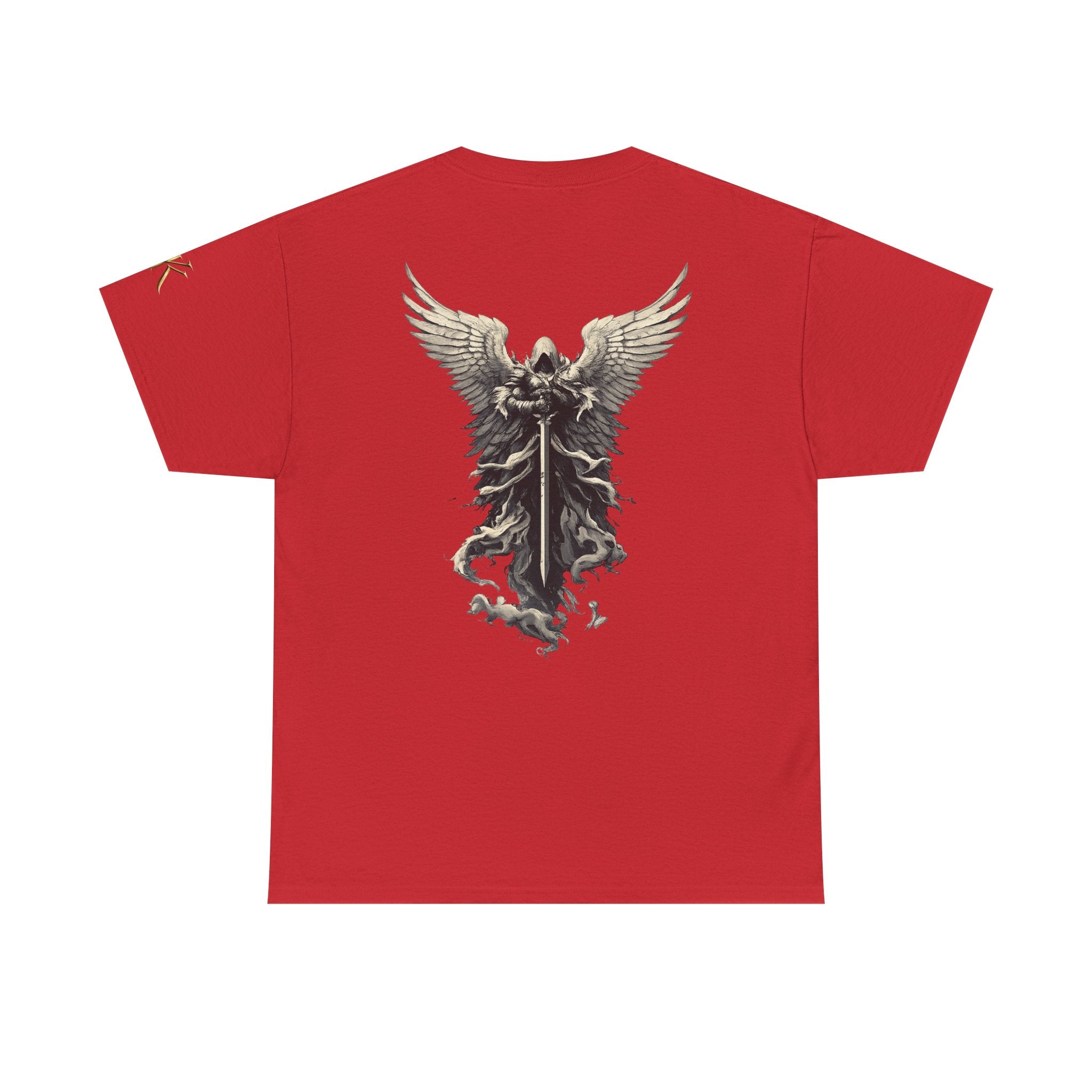 Angel Warrior T-Shirt — Gothic Winged Knight Graphic Tee