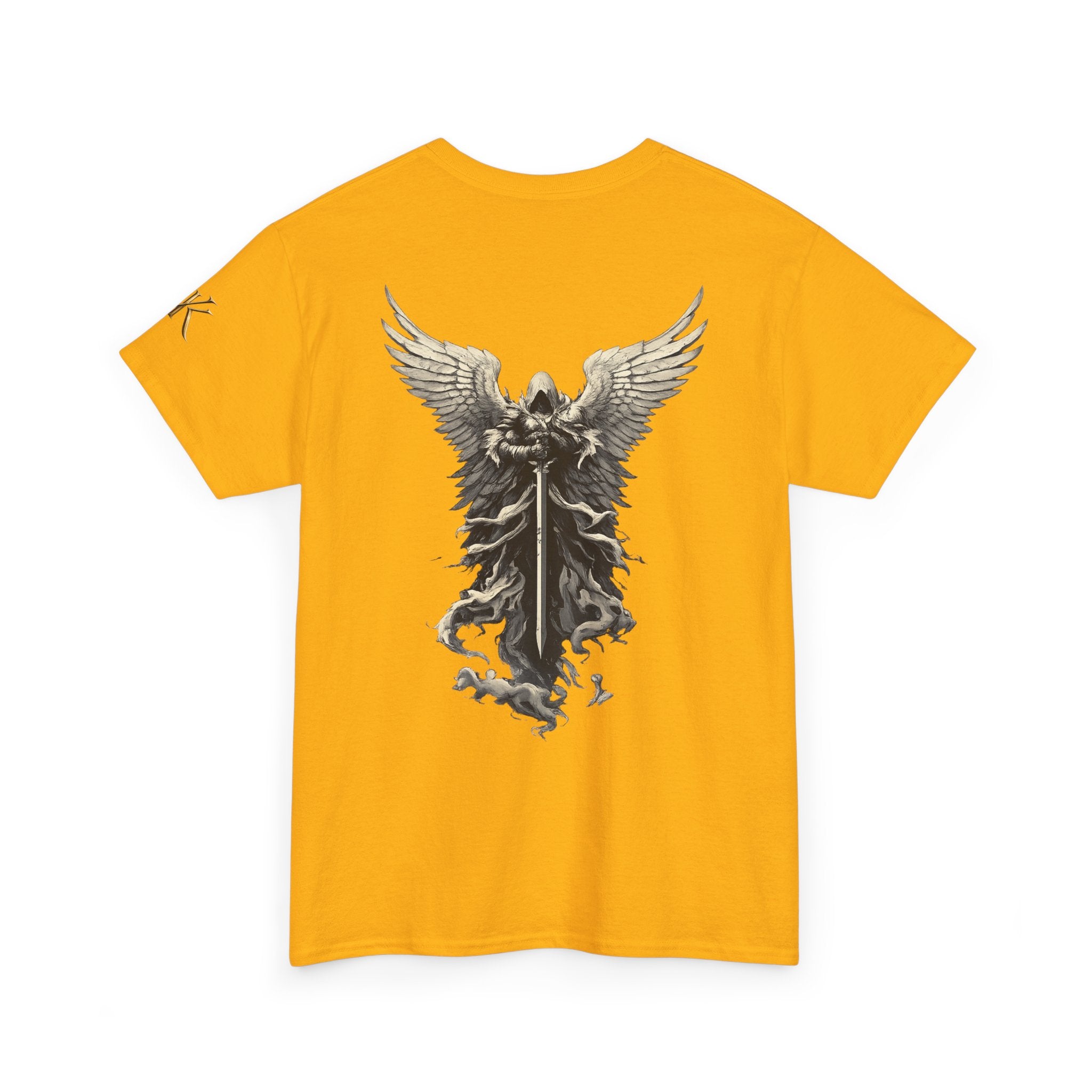 Angel Warrior T-Shirt — Gothic Winged Knight Graphic Tee