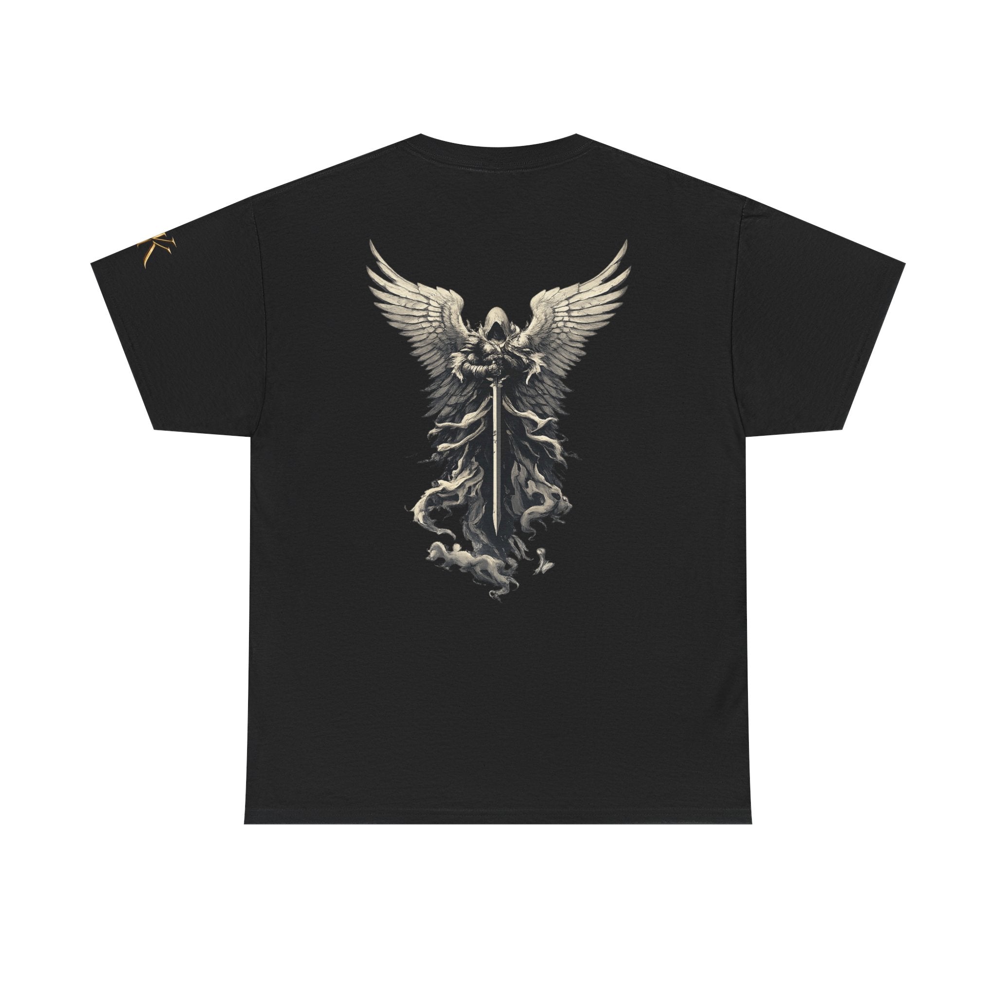 Angel Warrior T-Shirt — Gothic Winged Knight Graphic Tee