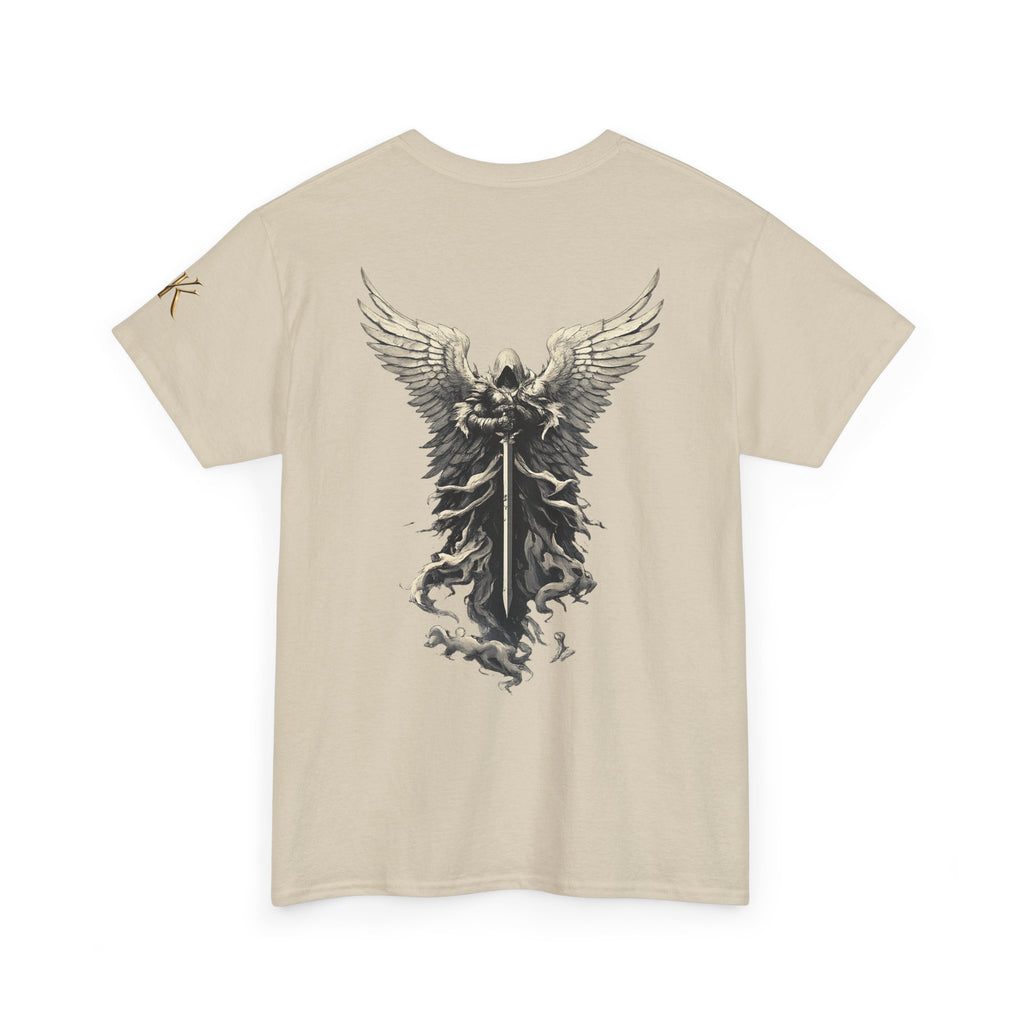 Angel Warrior T-Shirt — Gothic Winged Knight Graphic Tee