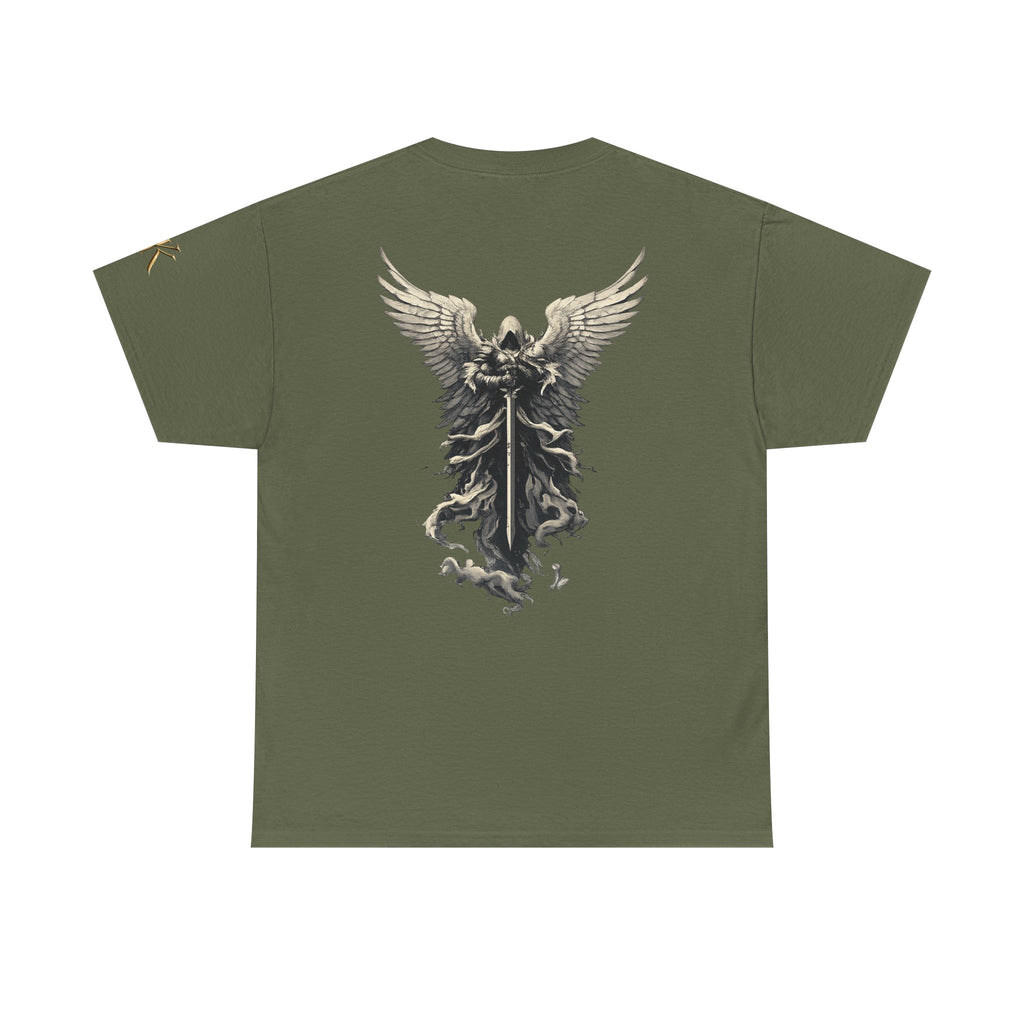 Angel Warrior T-Shirt — Gothic Winged Knight Graphic Tee