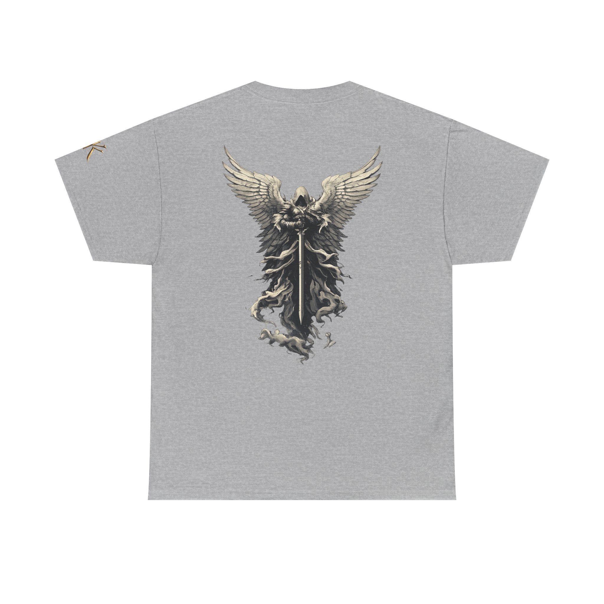Angel Warrior T-Shirt — Gothic Winged Knight Graphic Tee