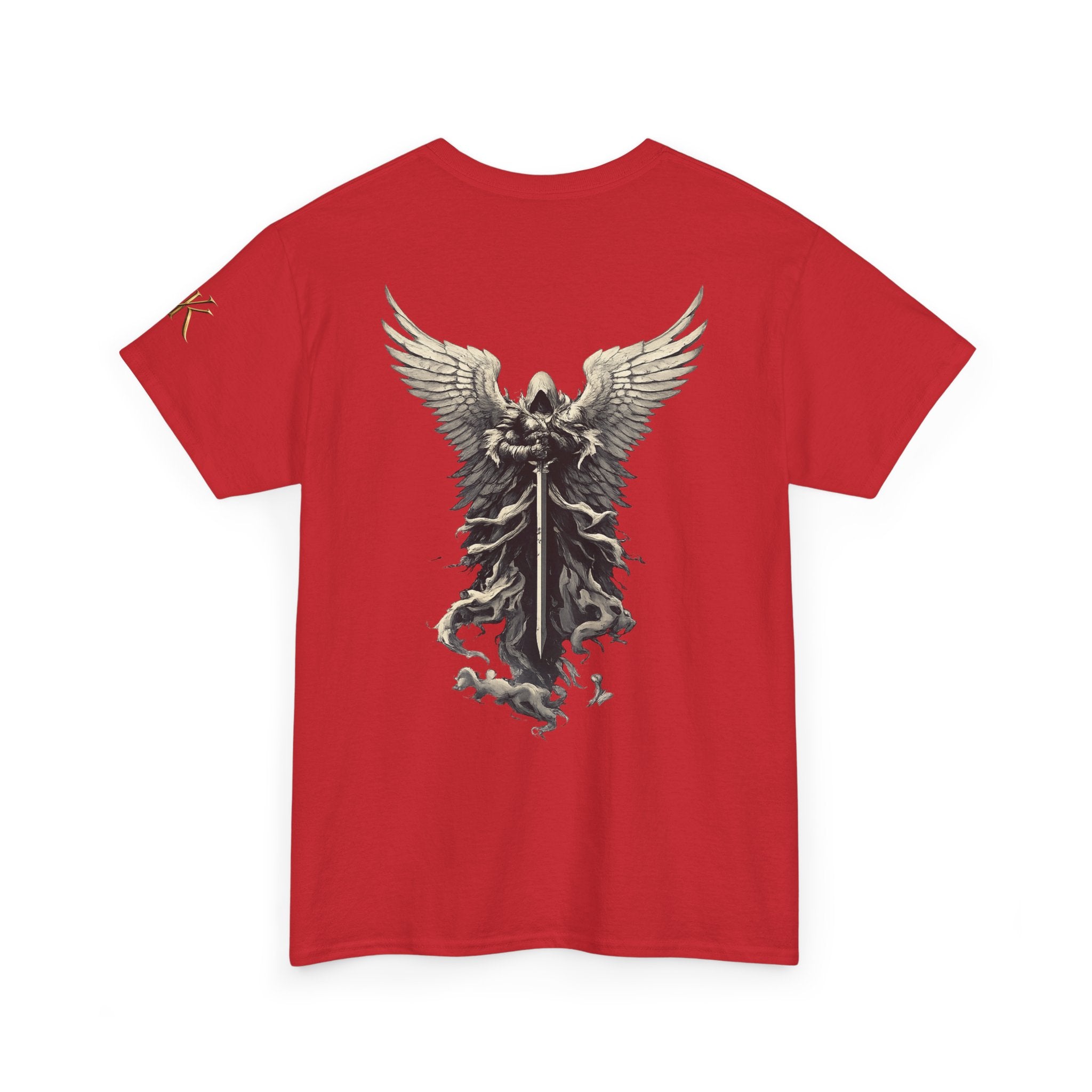 Angel Warrior T-Shirt — Gothic Winged Knight Graphic Tee