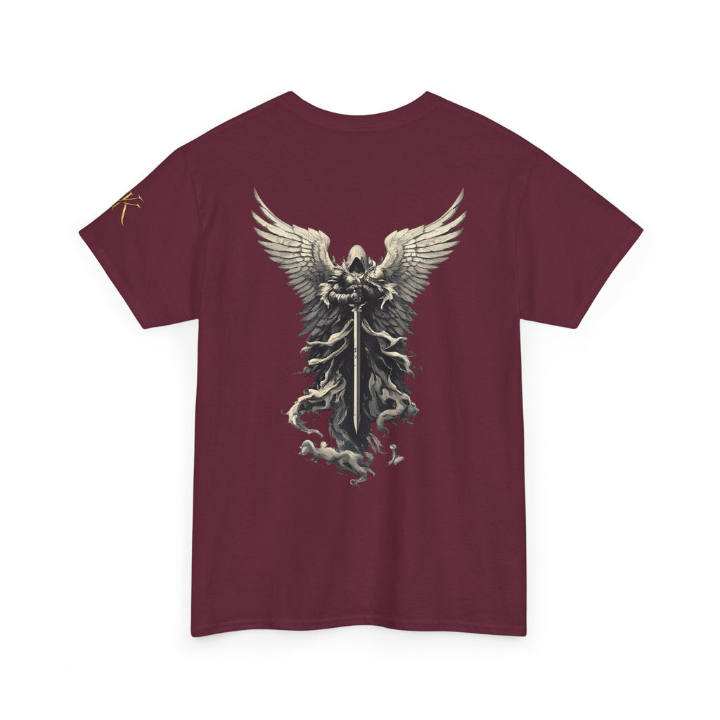 Angel Warrior T-Shirt — Gothic Winged Knight Graphic Tee