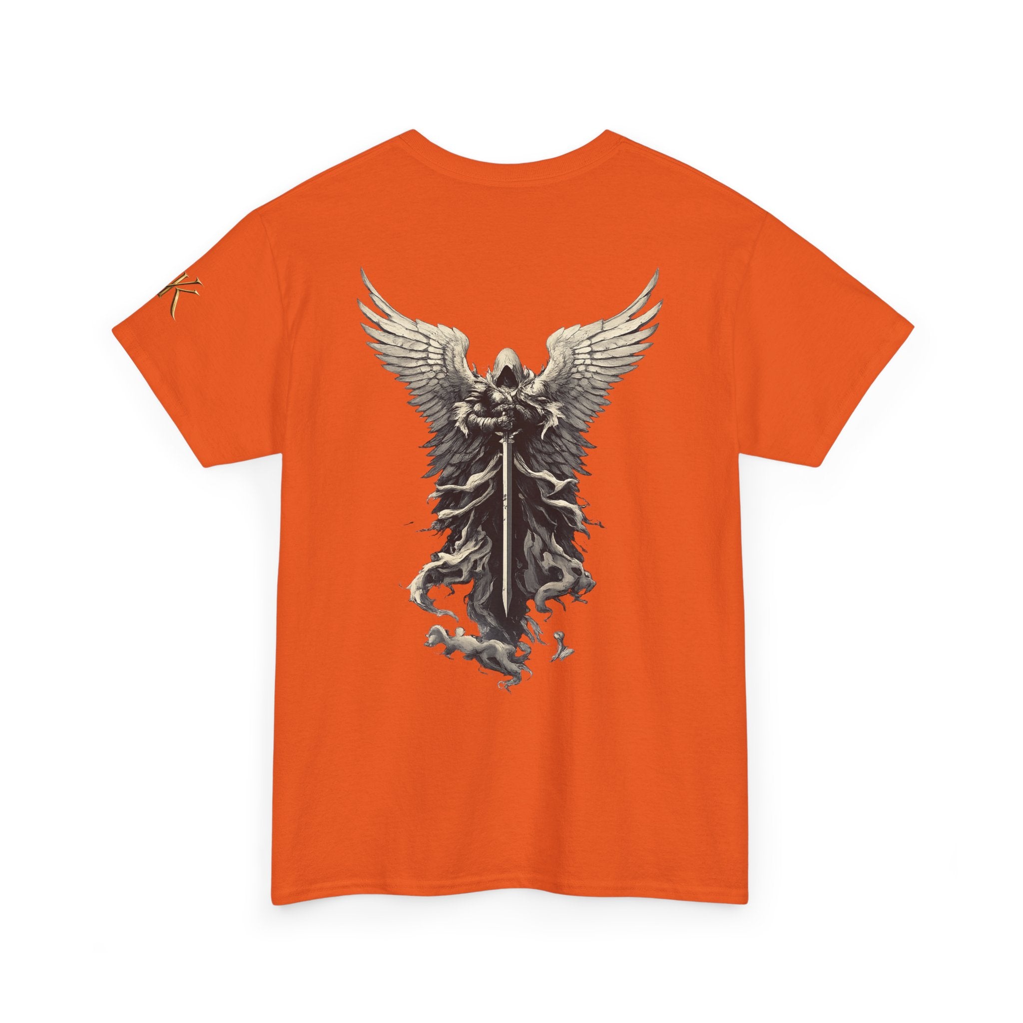 Angel Warrior T-Shirt — Gothic Winged Knight Graphic Tee
