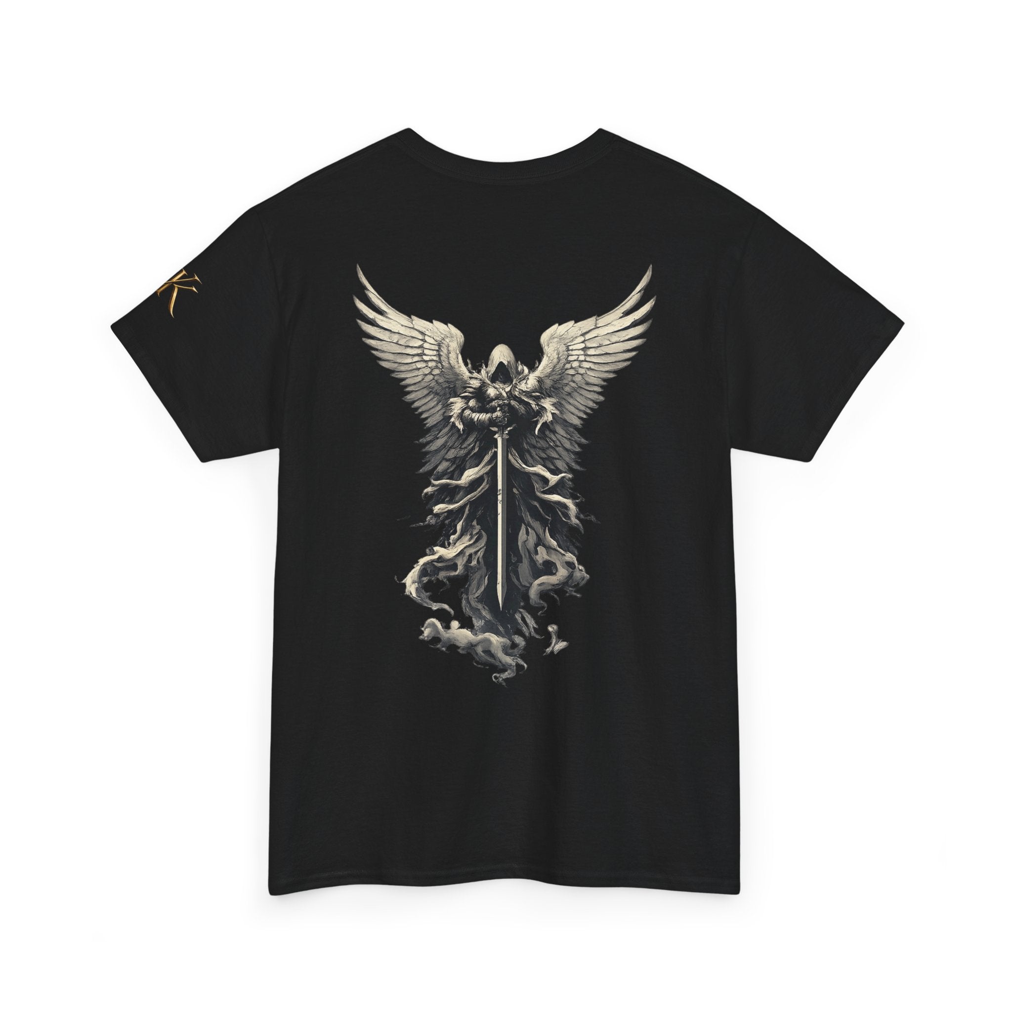 Angel Warrior T-Shirt — Gothic Winged Knight Graphic Tee