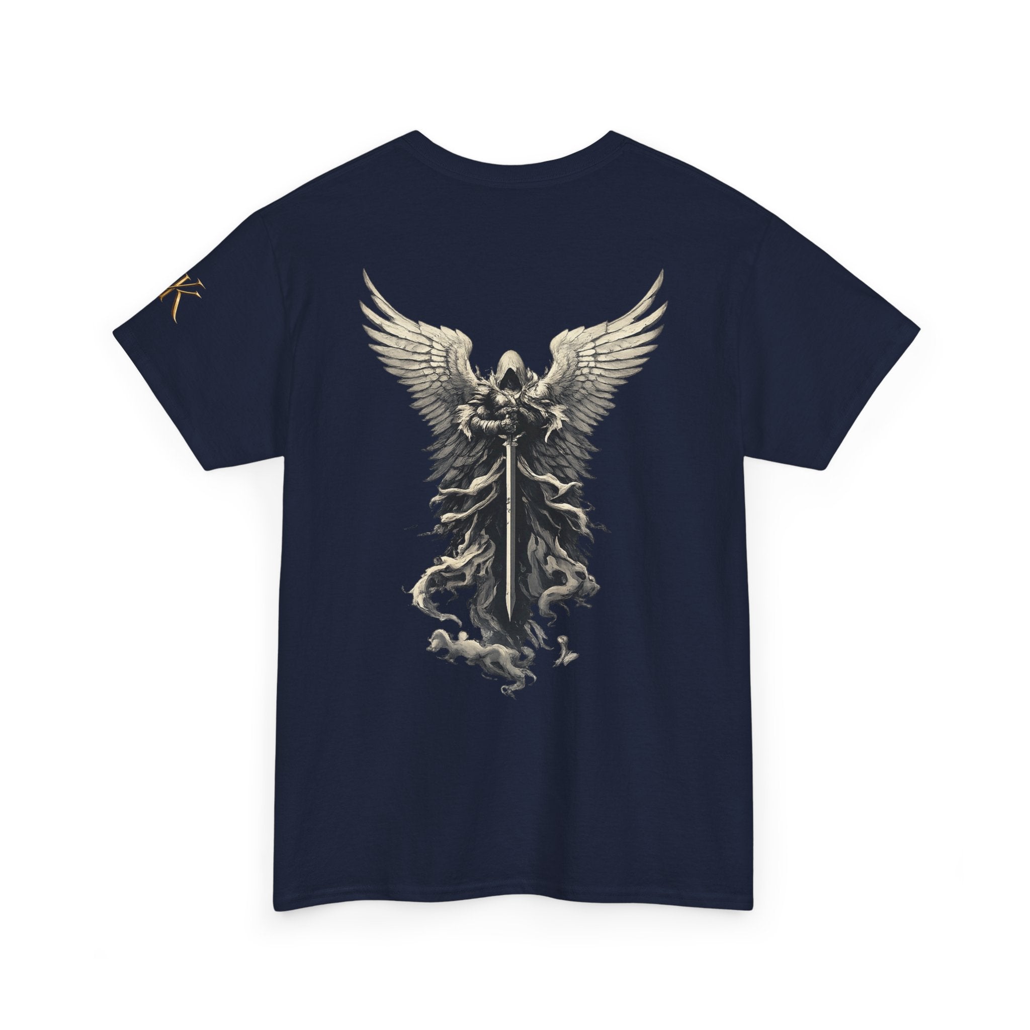 Angel Warrior T-Shirt — Gothic Winged Knight Graphic Tee
