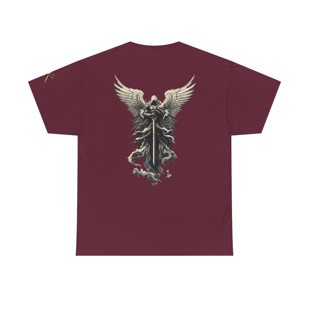 Angel Warrior T-Shirt — Gothic Winged Knight Graphic Tee