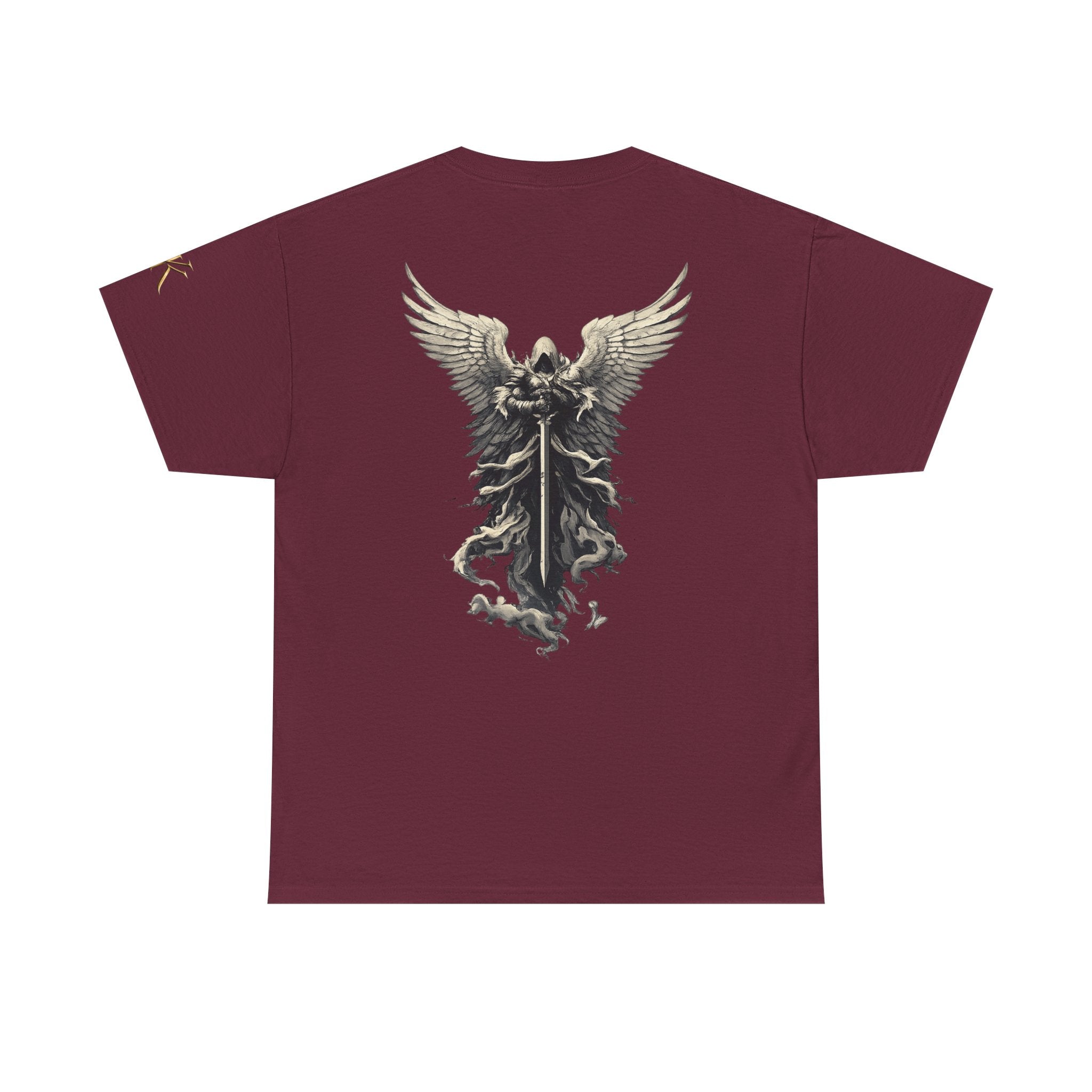 Angel Warrior T-Shirt — Gothic Winged Knight Graphic Tee