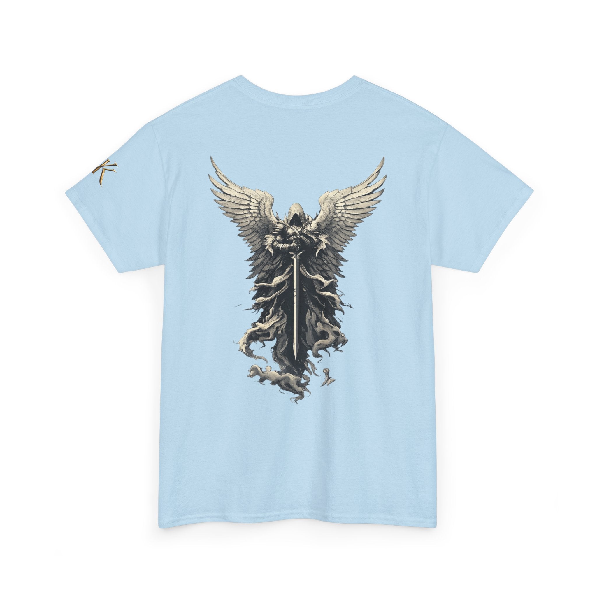 Angel Warrior T-Shirt — Gothic Winged Knight Graphic Tee