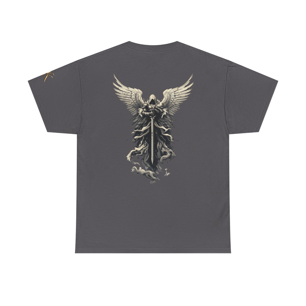 Angel Warrior T-Shirt — Gothic Winged Knight Graphic Tee