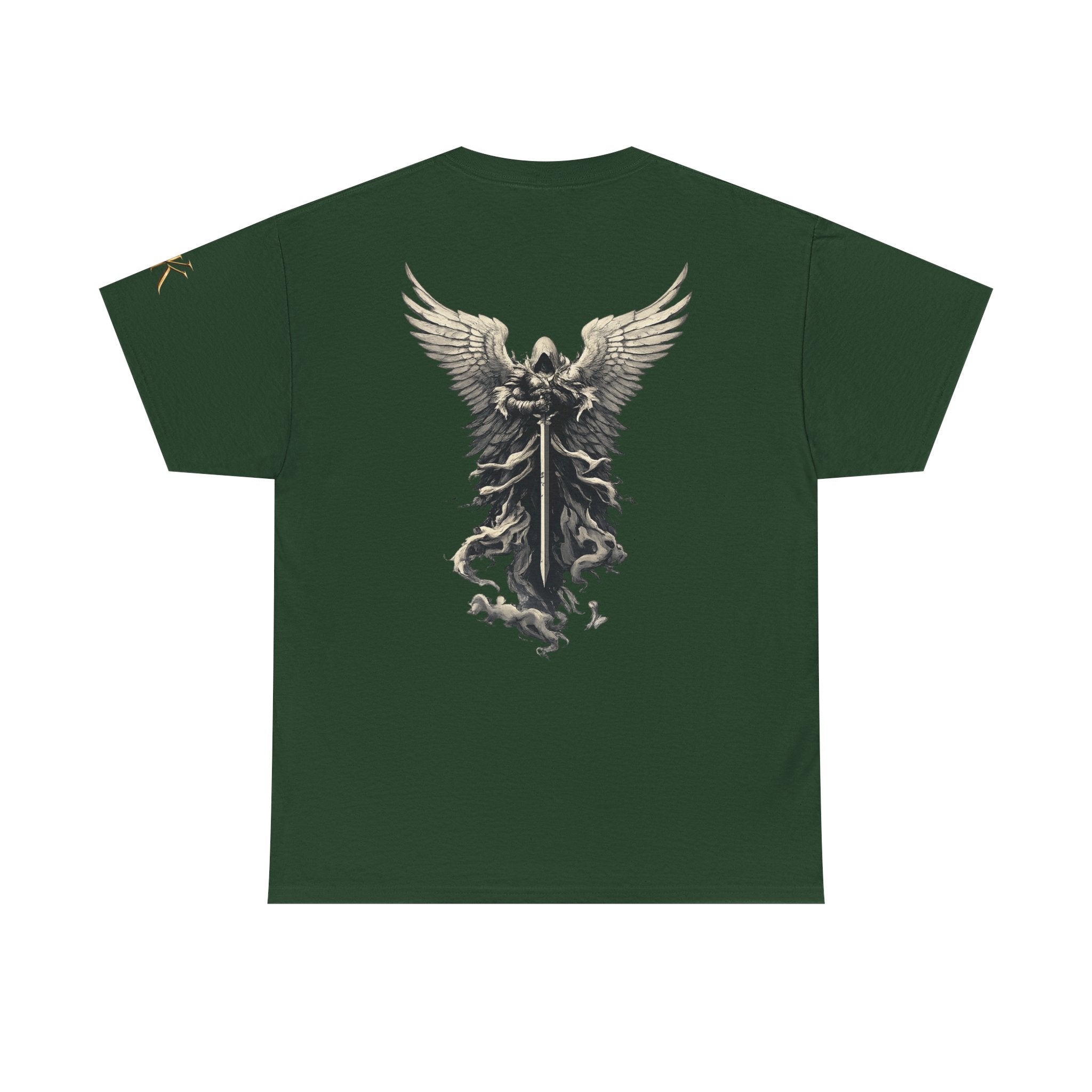 Angel Warrior T-Shirt — Gothic Winged Knight Graphic Tee