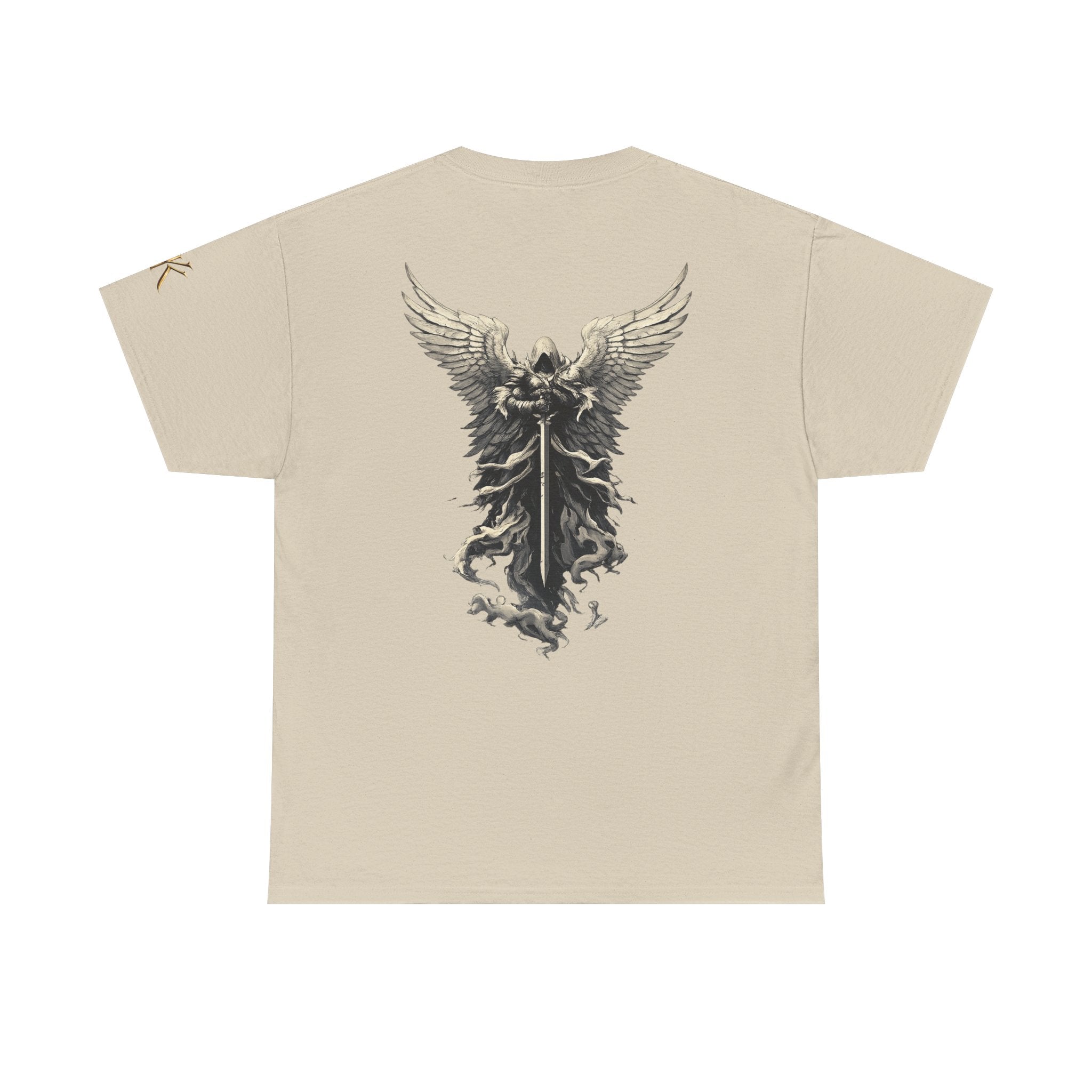 Angel Warrior T-Shirt — Gothic Winged Knight Graphic Tee