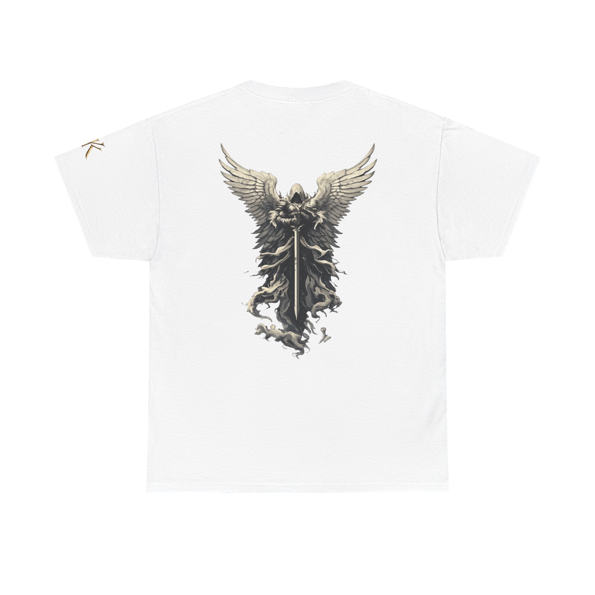 Angel Warrior T-Shirt — Gothic Winged Knight Graphic Tee