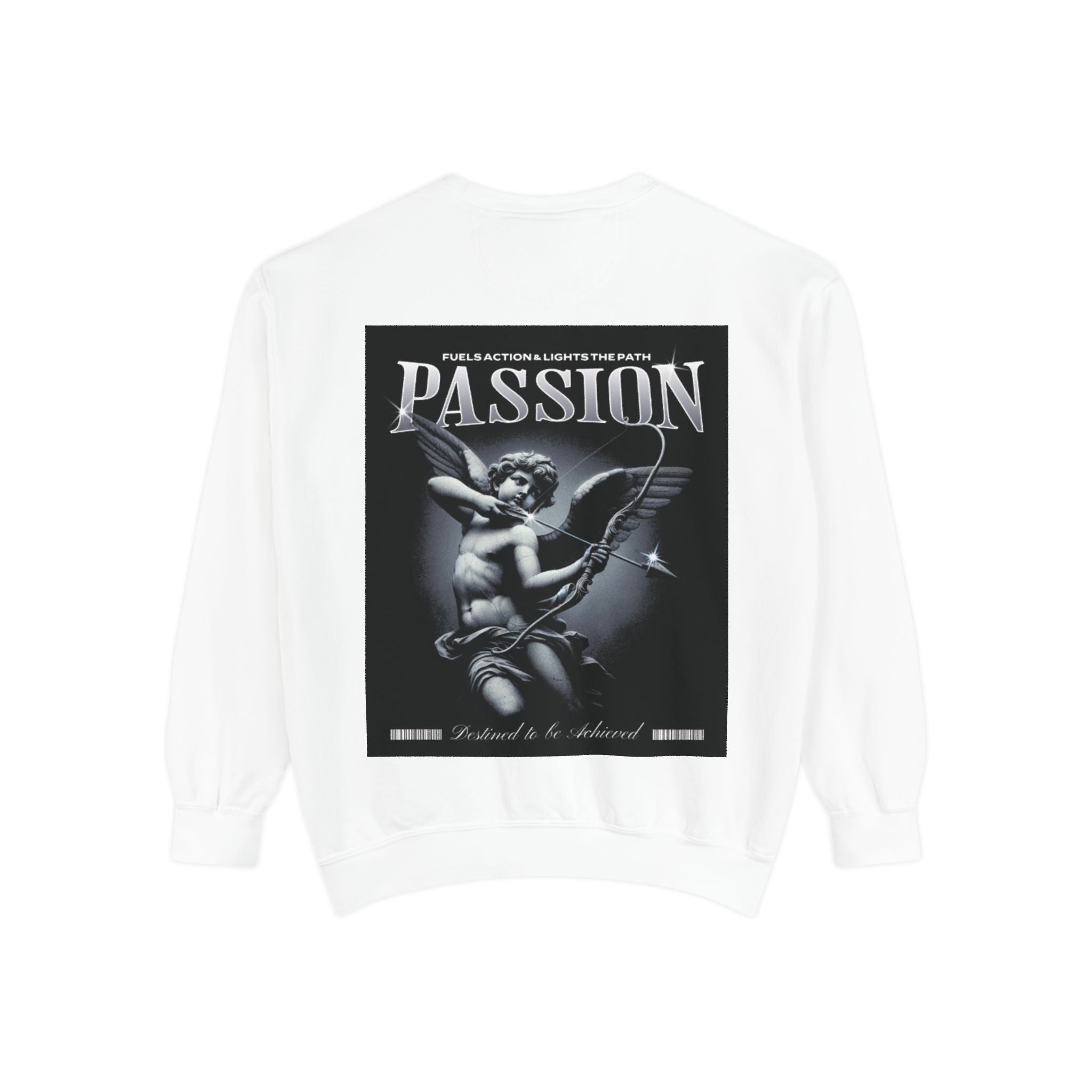 Graphic Sweatshirt — 'Passion' Cherub Back Print with VK Chest Logo