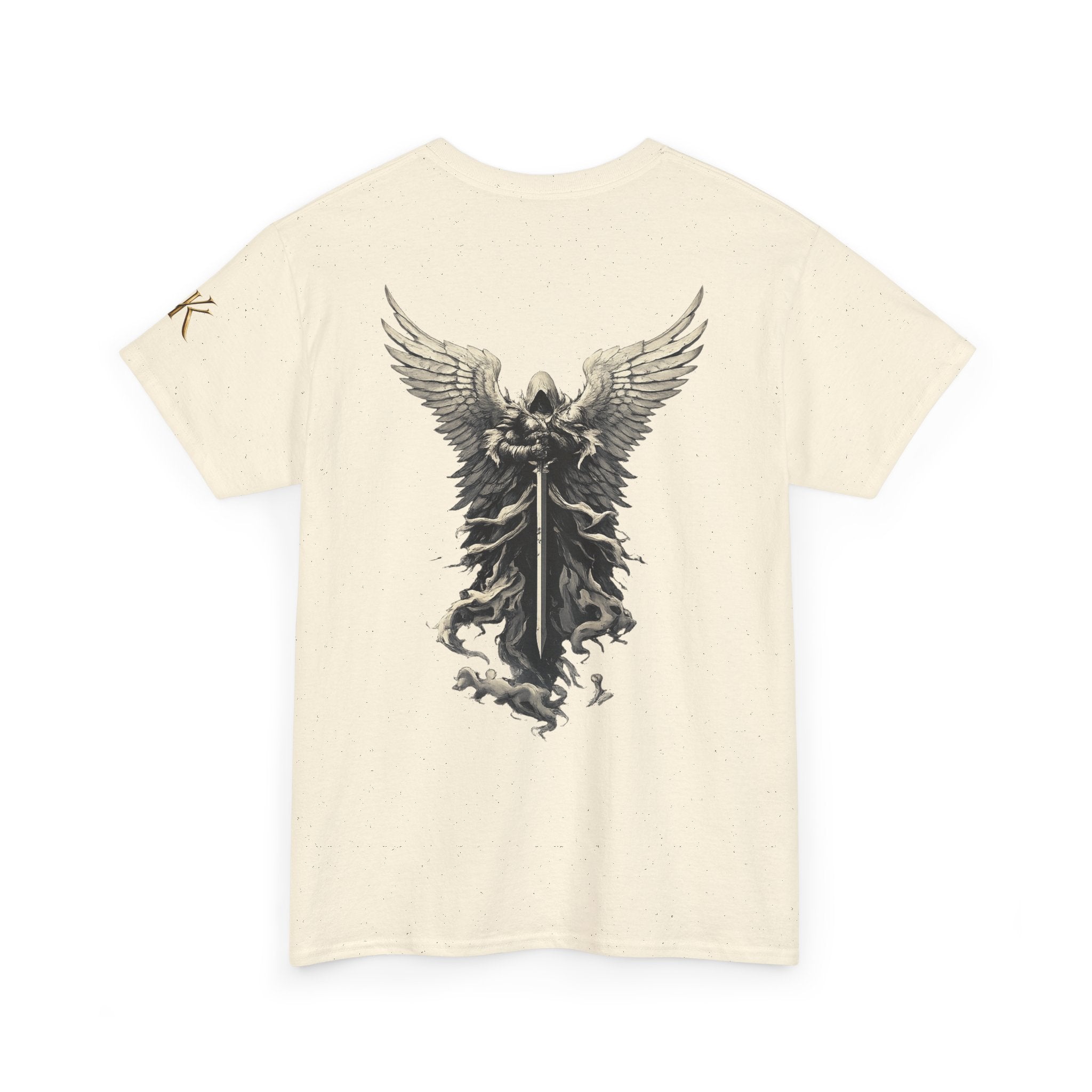 Angel Warrior T-Shirt — Gothic Winged Knight Graphic Tee