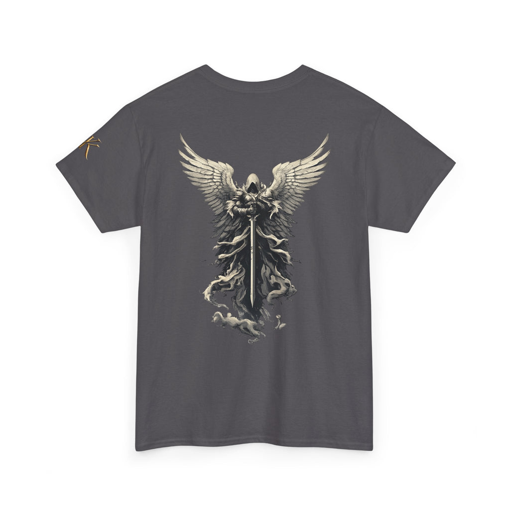 Angel Warrior T-Shirt — Gothic Winged Knight Graphic Tee