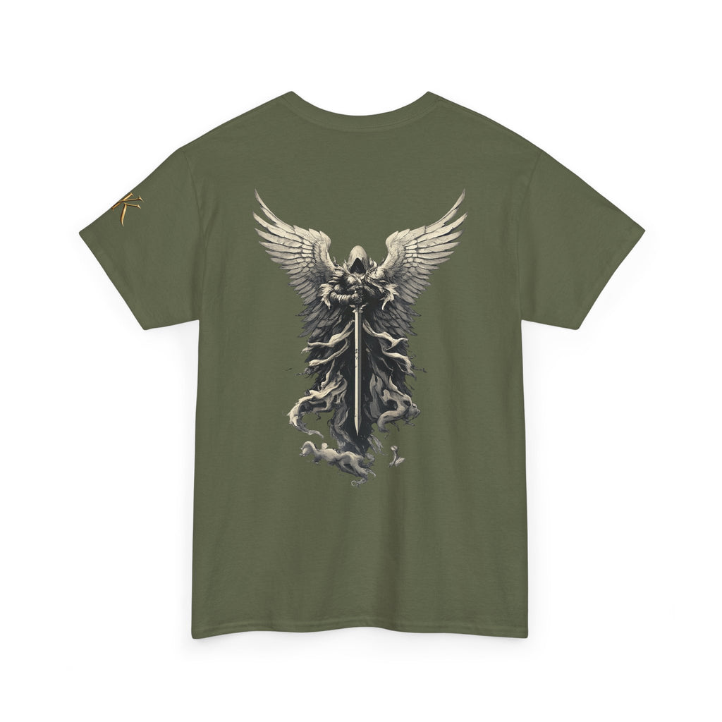 Angel Warrior T-Shirt — Gothic Winged Knight Graphic Tee