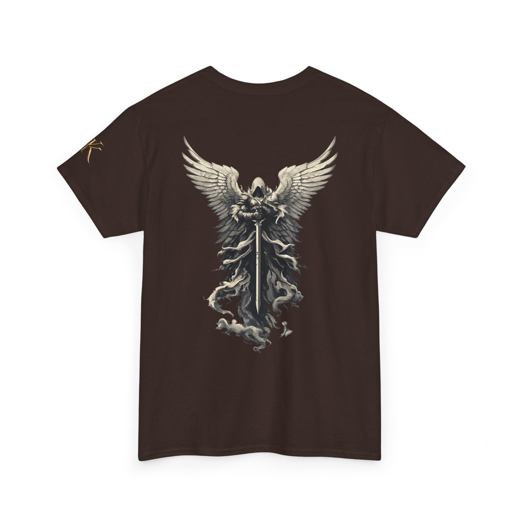 Angel Warrior T-Shirt — Gothic Winged Knight Graphic Tee