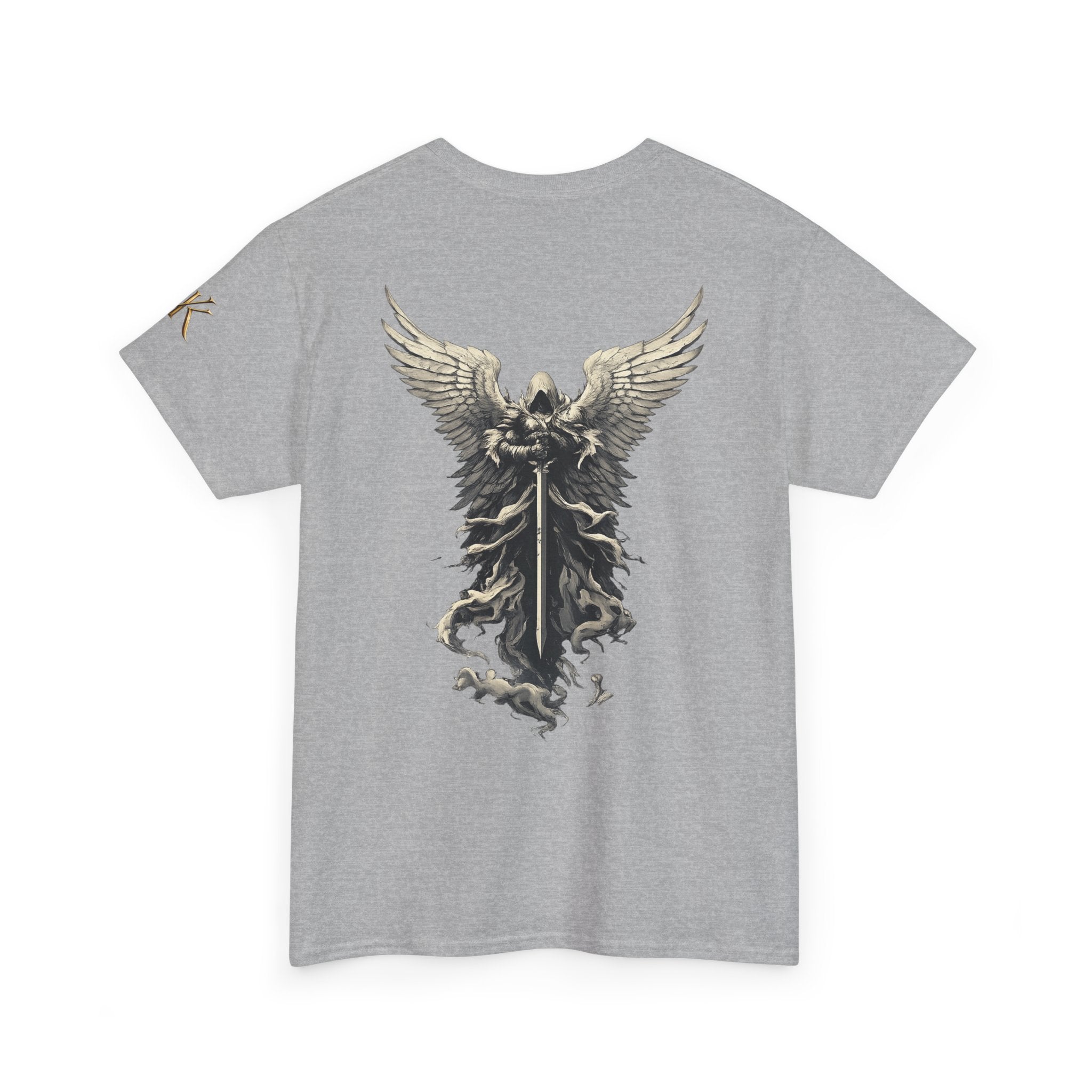 Angel Warrior T-Shirt — Gothic Winged Knight Graphic Tee